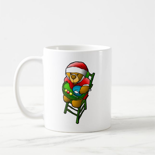 Jul Teddybjörn Kaffemugg (Vänster)
