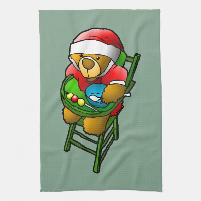 Jul Teddybjörn Kökshandduk (Vertikal)