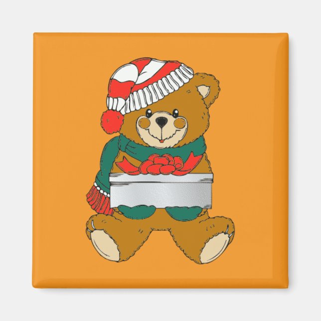 Jul Teddybjörn Magnet (Framsidan)