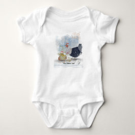 Jul tema Boganhues tryck T Shirt