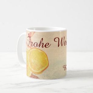 Jul tema med frukter... kaffemugg