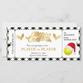 Jul Tennis Biljett, Surprise Gift Voucher