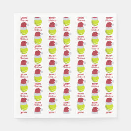 jul Tennis Sports Boll Helgdag Pappersservett