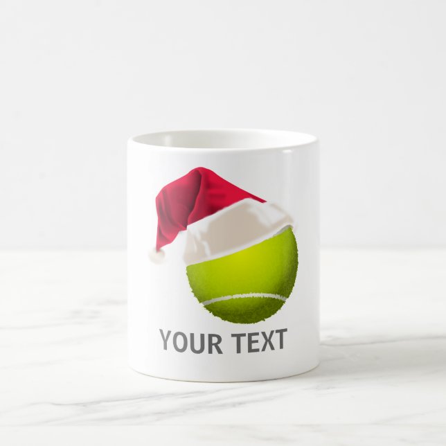Jul Tennisboll Santa Hatt Kaffemugg (Center)