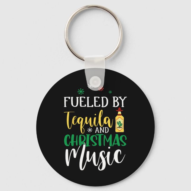 Jul - Tequila och julmusik Nyckelring (Framsida)