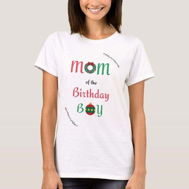 Jul Théckerd Birthday Boy Shirt T Shirt (Framsida)