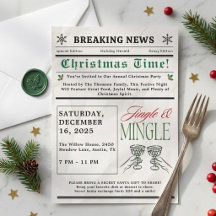 Jul tidning Jingle and Mingle Cocktail Christmas