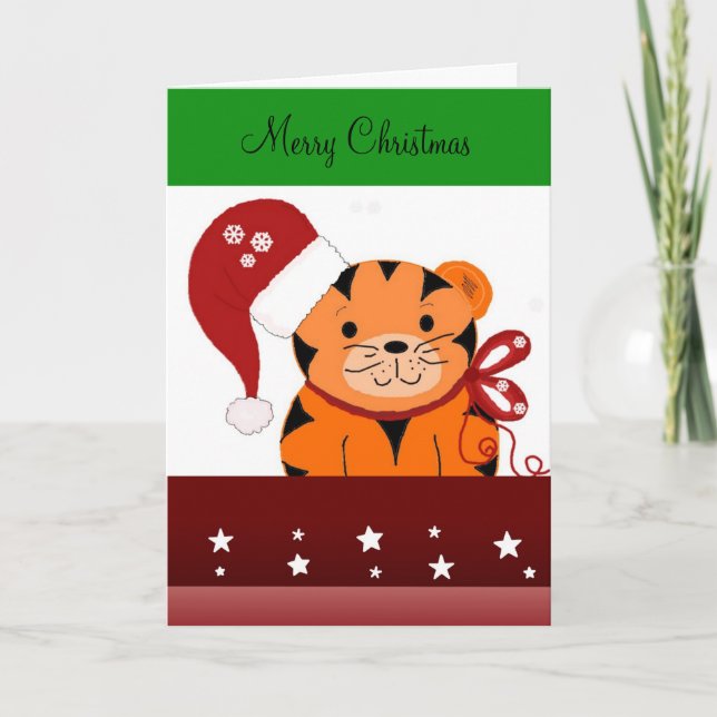 Jul Tiger Helgkort (Framsida)