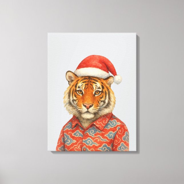 Jul Tiger indie Canvastryck (Framsida)
