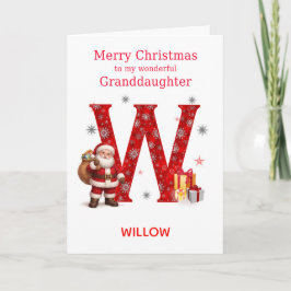 Jul till barnbarn Add A Name Helgkort