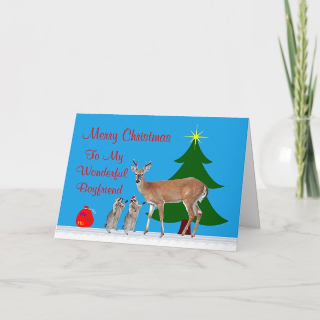 Jul till Boykompis Greeting Card Helgkort (Framsida)
