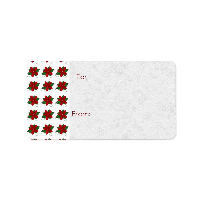 Jul till från etiketter adressetikett (Framsidan)