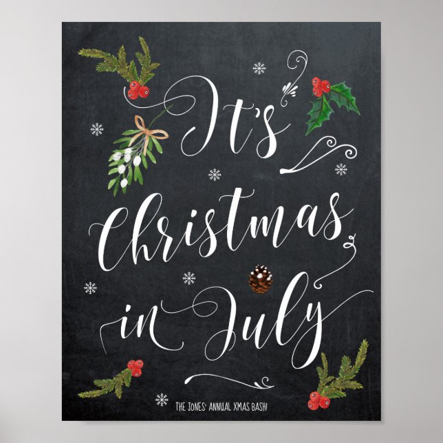 Jul till jul fest bröllop etc skylt (Framsidan)
