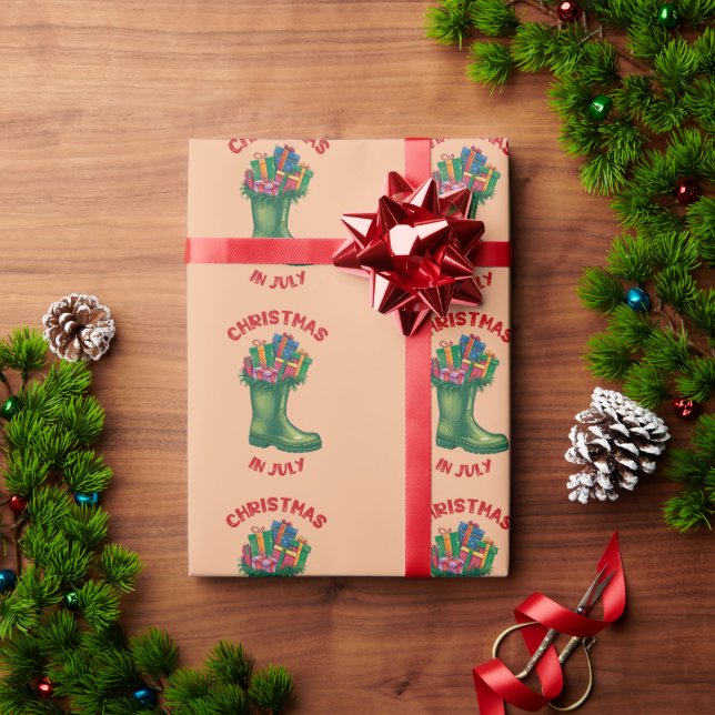Jul till jul, Tomtens glädjestövel Presentpapper (Julgåva)