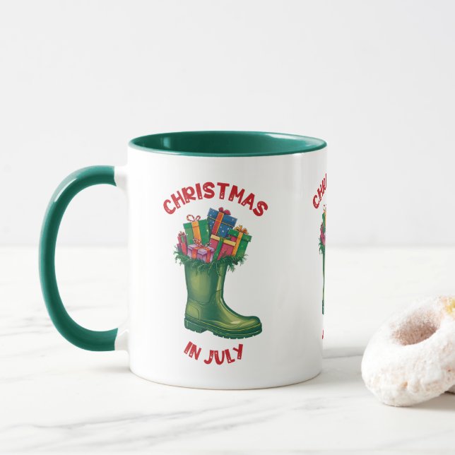 Jul till jul, Tomtens stövel för god glädje Mugg (Med munk)