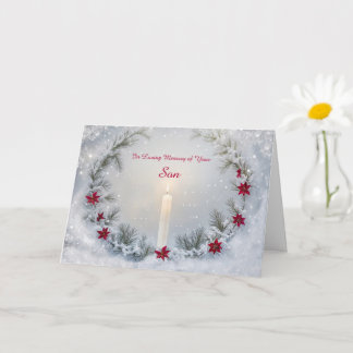 Jul till minne av Son Memorial Kort