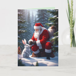 Jul - till skogen helgkort