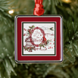 Jul till världen metallprydnad julgransprydnad metall