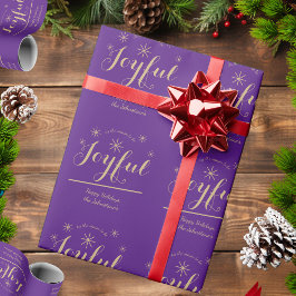 Jul Tis Chicen Season skript Rustic Lila Presentpapper