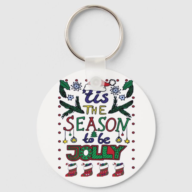 Jul Tis Season Nyckelring (Framsida)