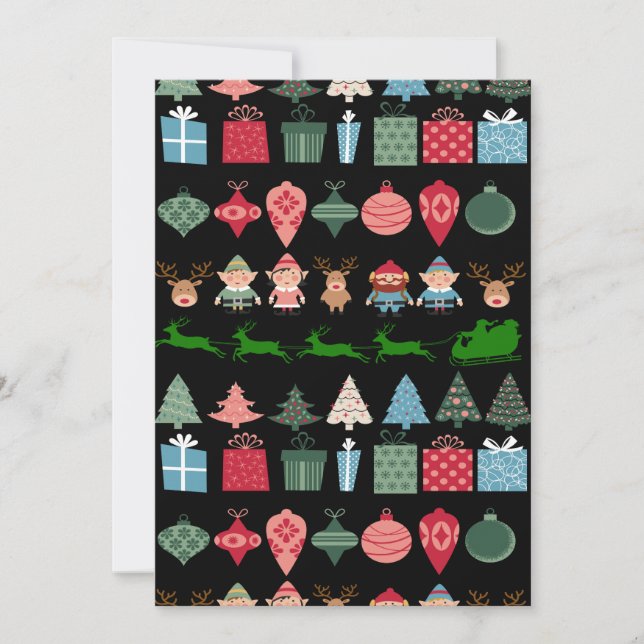 Jul Tomtar och Mer Inbjudningar (Framsida)