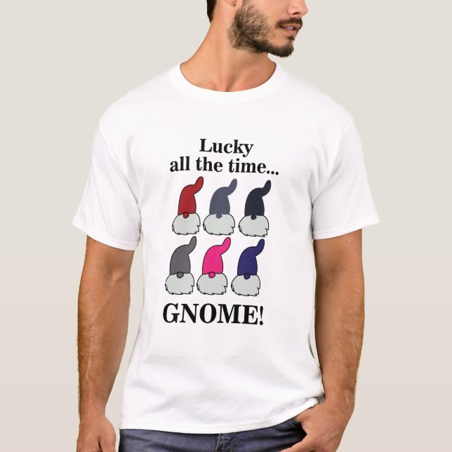 Jul Tomtar Xmas Lucky T Shirt (Framsida)