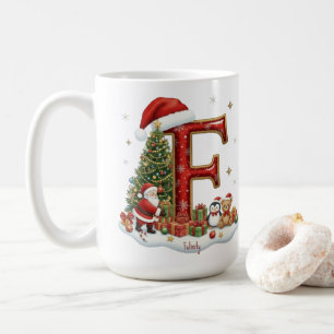 Jul Tomte Alv Pingvin Alfabet F Kaffemugg