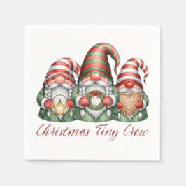 Jul Tomte Crew Holiday Gnome Pappersservett