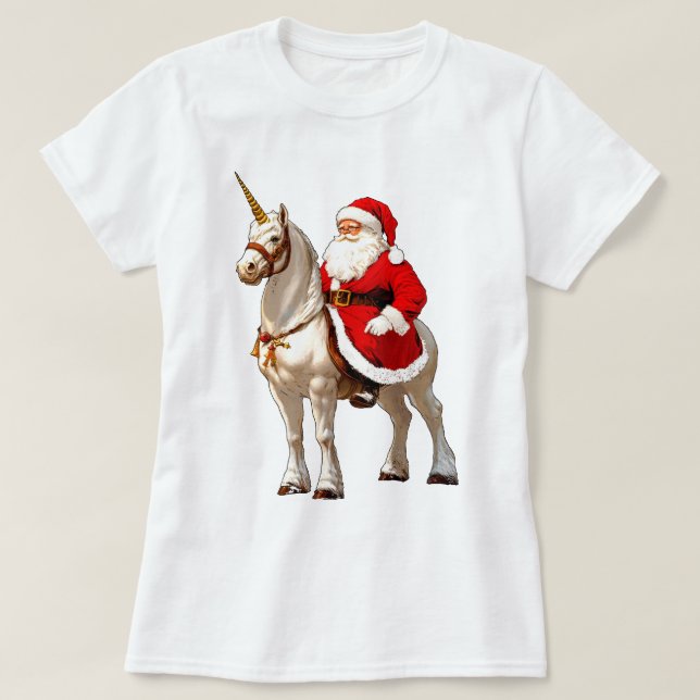 Jul / Tomte Enhörning Tab T Shirt (Design framsida)