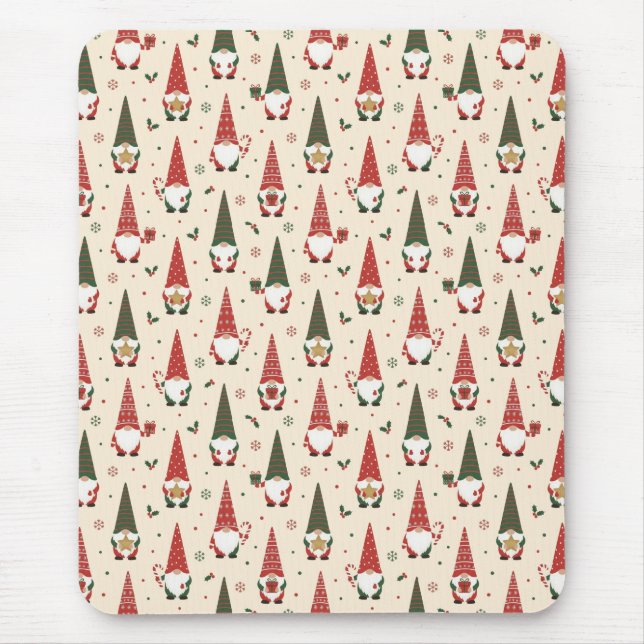 Jul Tomte Fest Mönster Musmatta (Framsidan)
