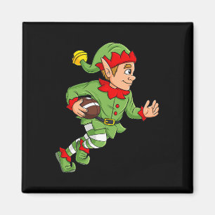 Jul Tomte Fotboll Running Back Pojkar Barn Familj Magnet