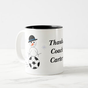 Jul Tomte Fotbollstränare Kaffe Mugg
