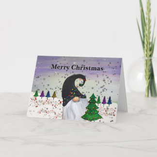 Jul Tomte Högtidskort Kort