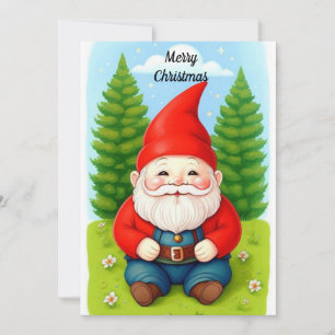 Jul Tomte Julkort