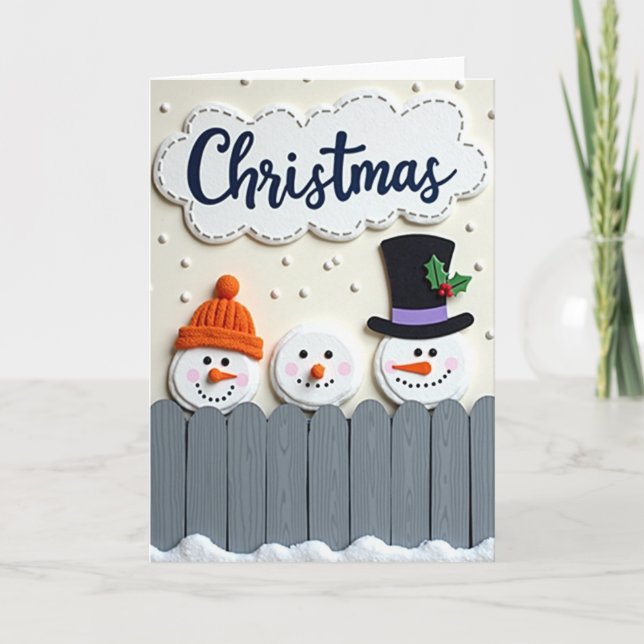 Jul Tomte Julkort Kort (Framsida)
