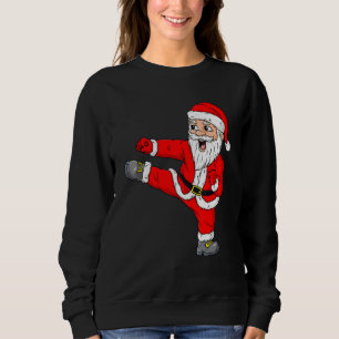 Jul Tomte Karate Pojkar Barn Pyjamas Xmas T Shirt