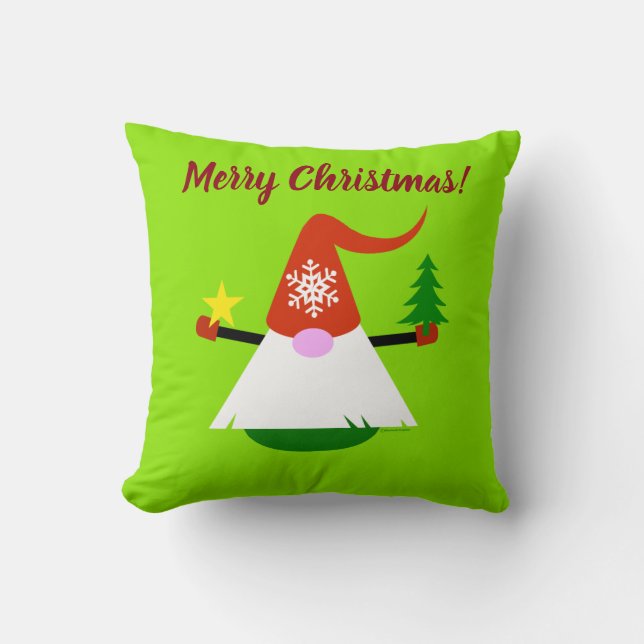 Jul Tomte Kasta Kudde (Framsida)