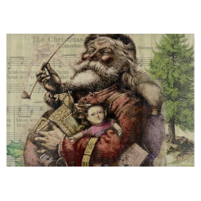 Jul tomte klassisk Thomas Nast illustration  (Framsidan)