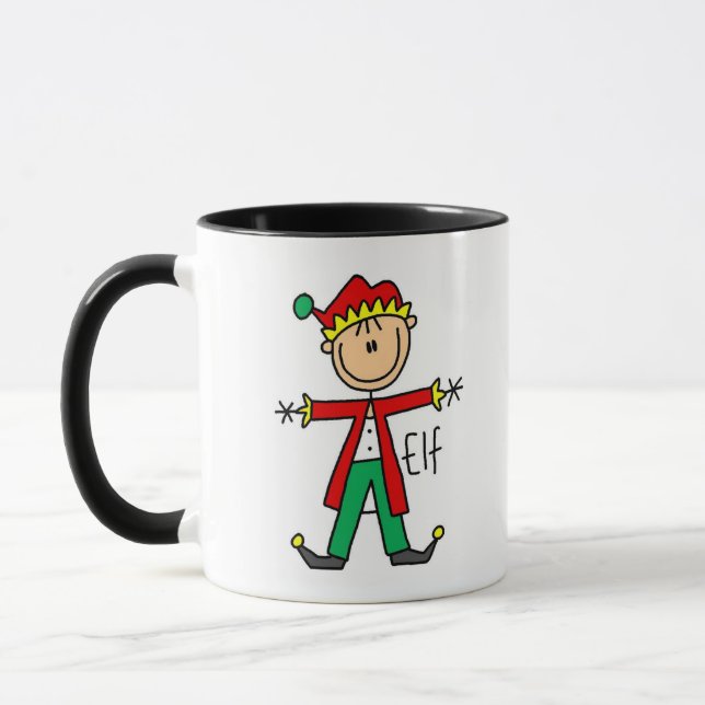 Jul Tomte Klistra Figur Mugg (Vänster)