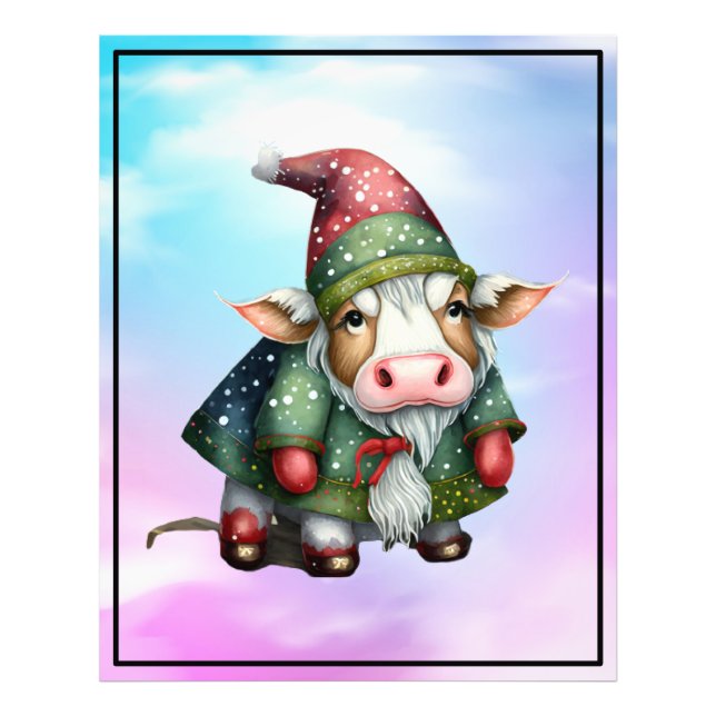 Jul Tomte Ko Design-83456 Fototryck (Framsidan)
