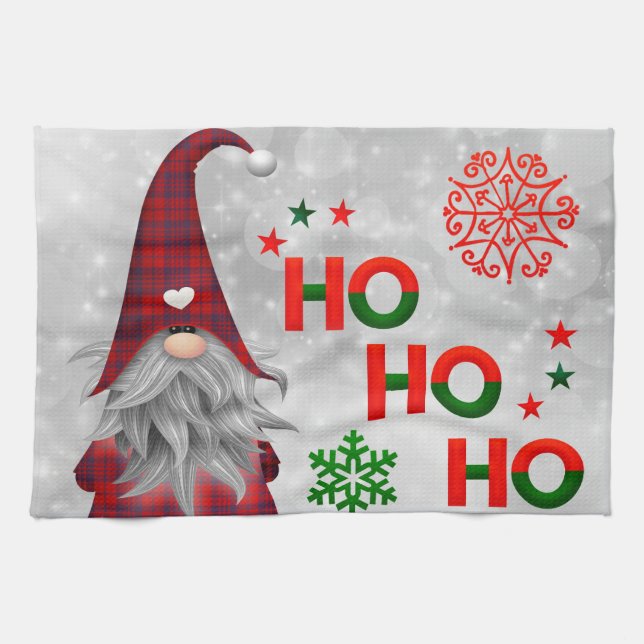 Jul Tomte Kökshandduk (Horisontell)