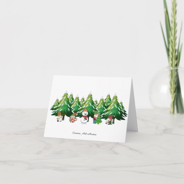 Jul Tomte Kort (Framsida)