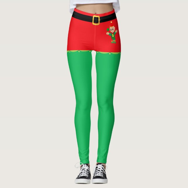 Jul Tomte leggings (Framsida)