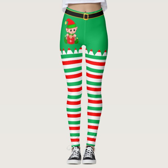 Jul Tomte Leggings (Framsida)