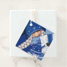 Jul Tomte med presentfavorit taggar Gåvor Etiketter