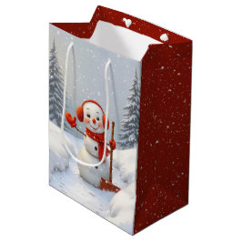 Jul Tomte Med Röda Skovlar