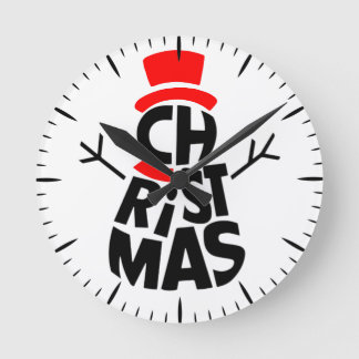 Jul Tomte Ord Konst Rund Klocka