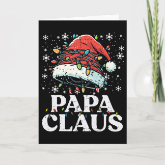 Jul Tomte Pappa Xmas Pappa Familj Matchande Farfar Kort