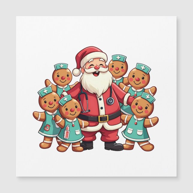 Jul Tomte Pepparkakor Sjuksköterskor  (Framsida)