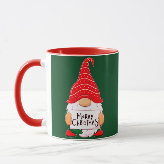 Jul Tomte personlig Mugg (Vänster)